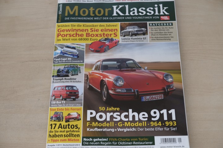 Deckblatt Motor Klassik (01/2013)